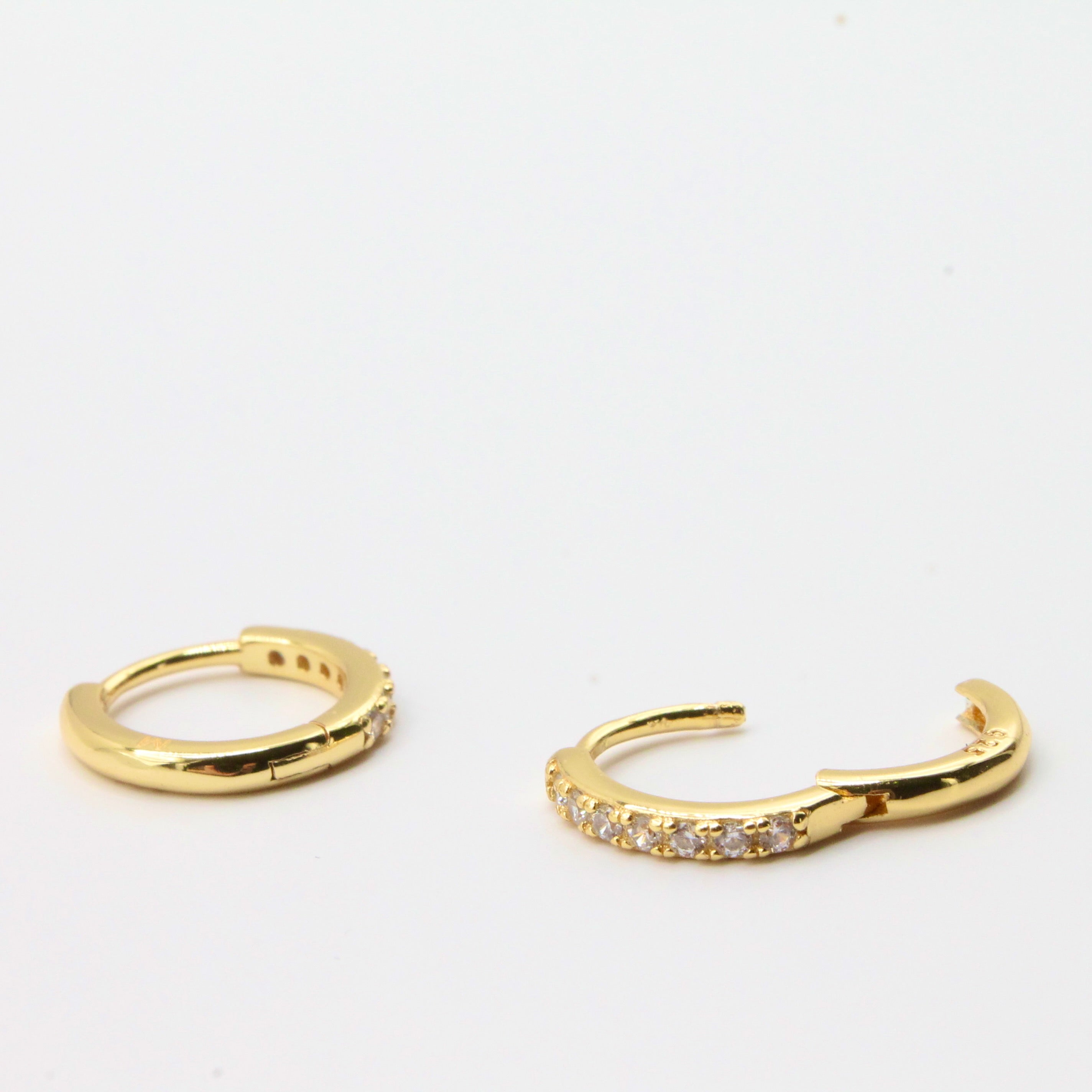 Small Sparkle Hoops - MAKAIO
