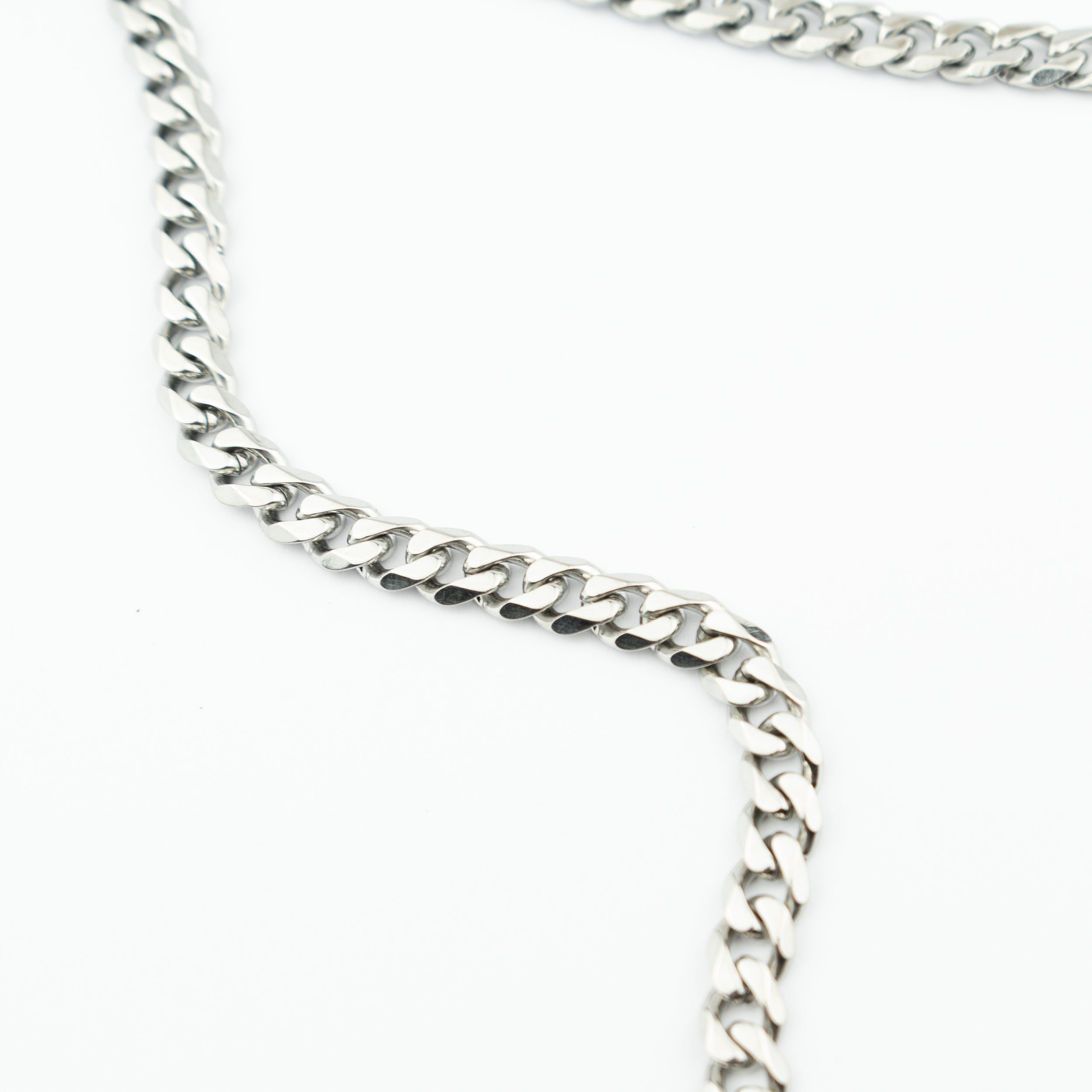 Curb Chain 5mm (Silver) - MAKAIO
