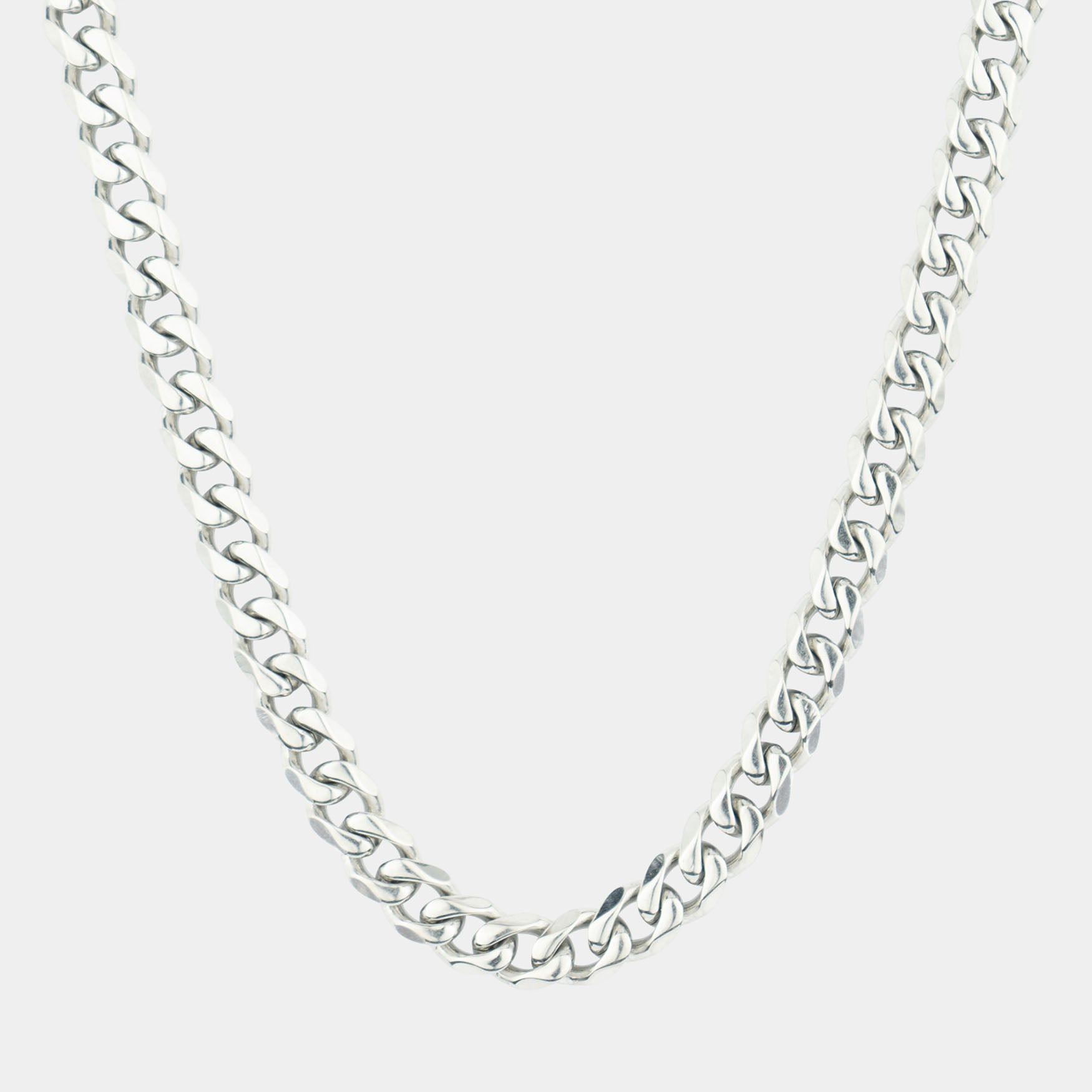 Curb Chain 5mm (Silver) - MAKAIO