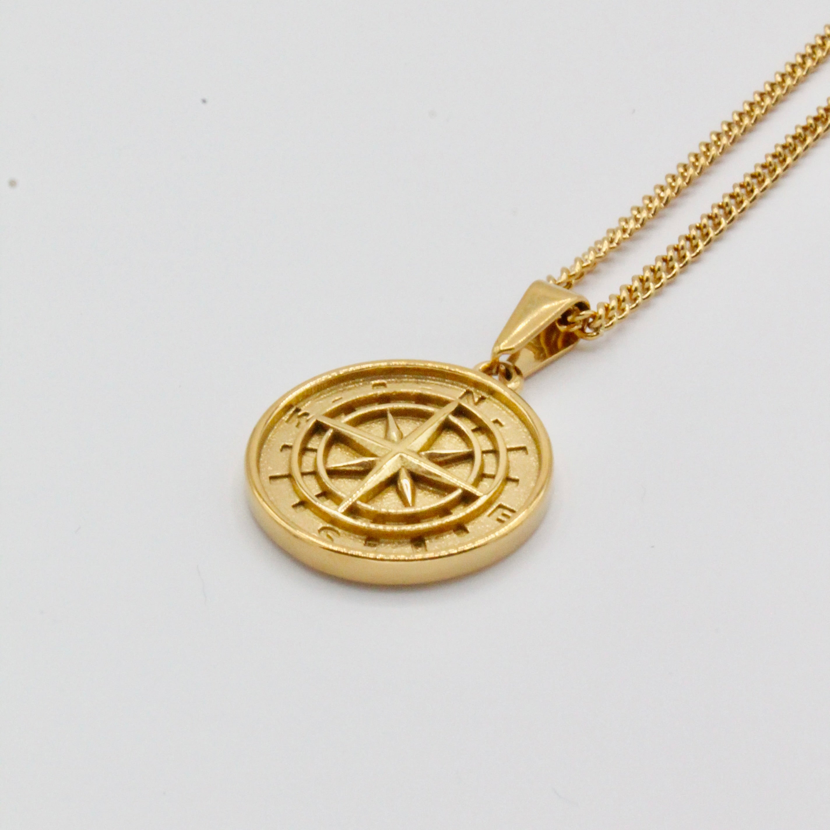 Compass Necklace (Gold) - MAKAIO