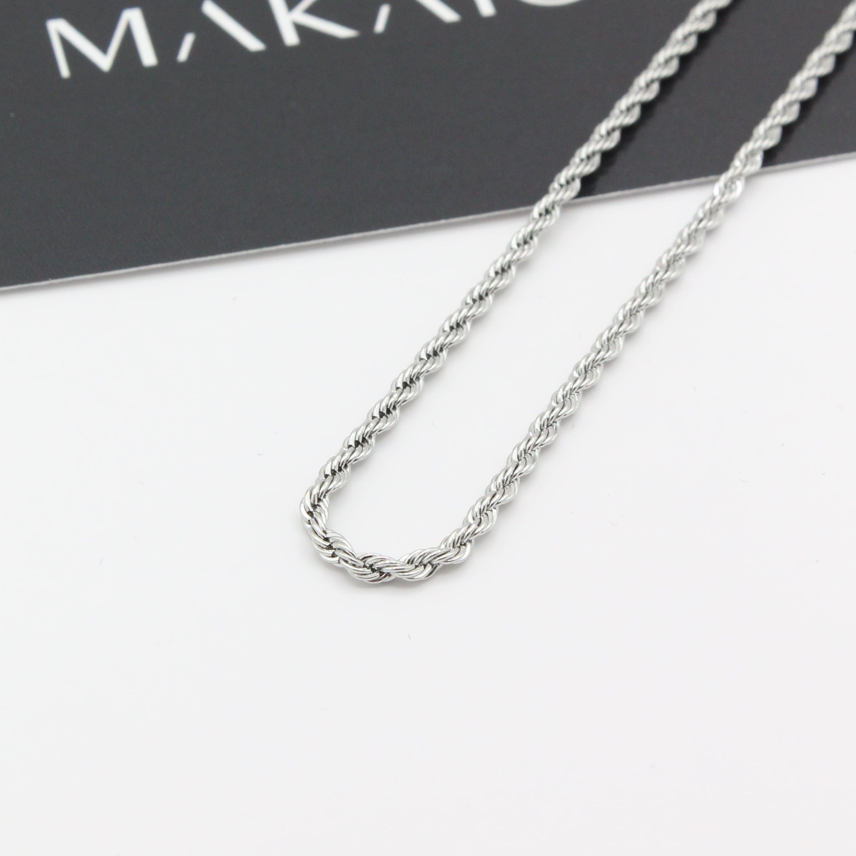 Rope Chain 2mm (Silver) - MAKAIO