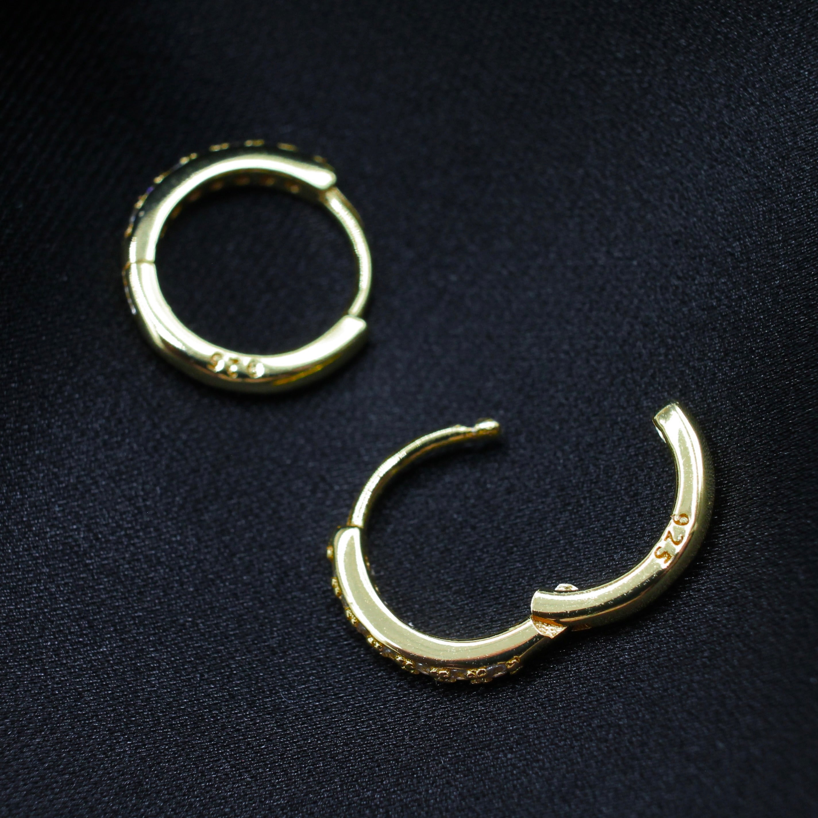 Small Sparkle Hoops - MAKAIO