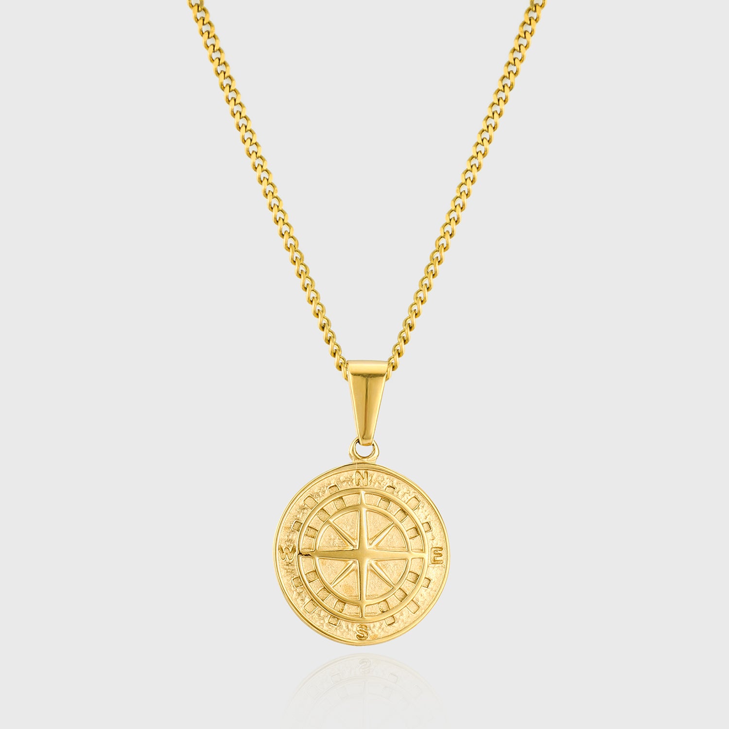 Compass Necklace (Gold) - MAKAIO